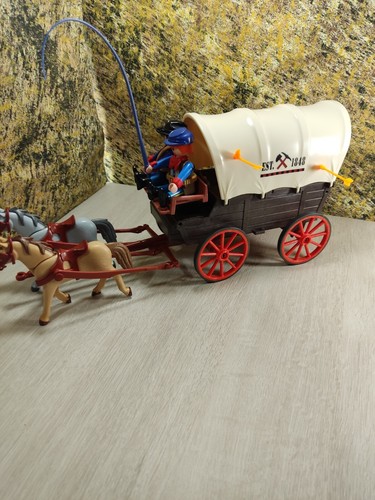 Playmobil western wagon - western,,
