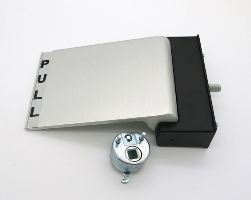 Alpro aluminium door push pull - door,