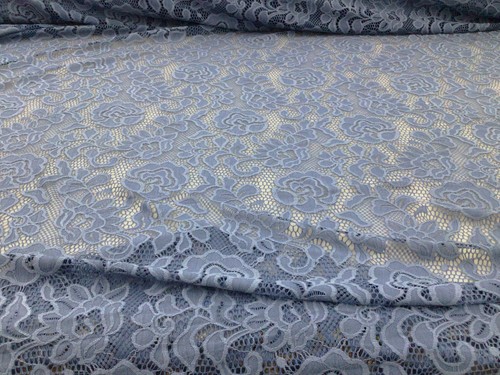 Embroidered stretch lace - embroidered,