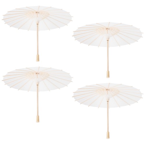 White paper umbrella parasol - umbrella,