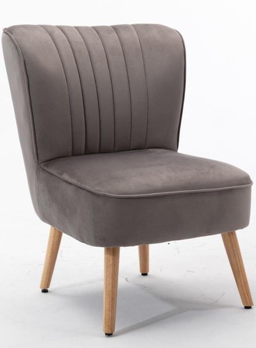 Velvet bedroom chair - chair,