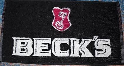 Becks bier cotton bar towel - bier,