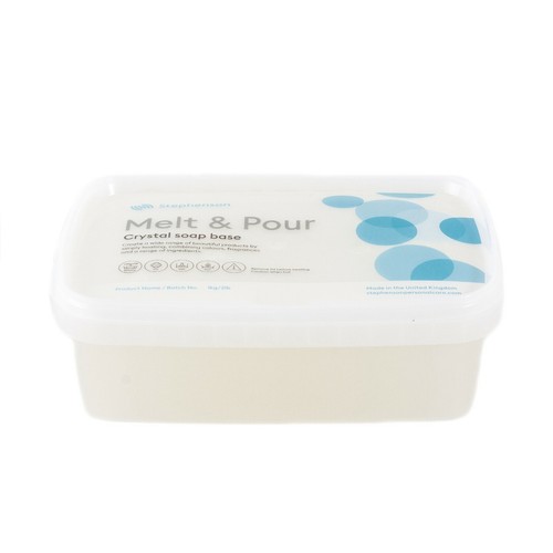 Melt and pour soap base - melt,