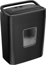 Bonsaii Paper Shredder, Heavy Duty 8 Sheet, 16L - Return Item - Read Description