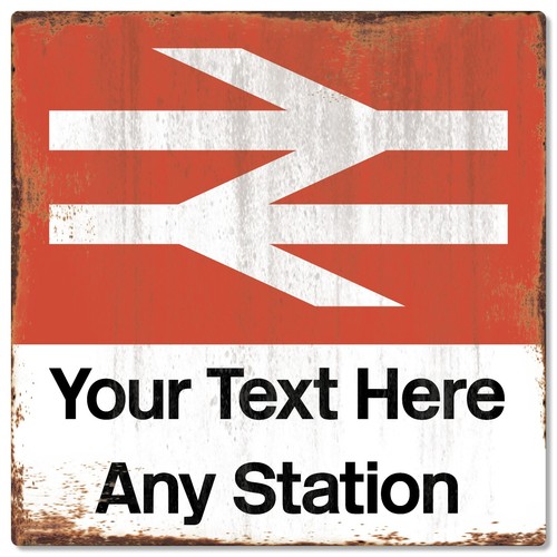 Station sign rail - station,