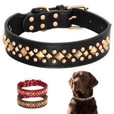 Soft Leather Pet Dog Collar