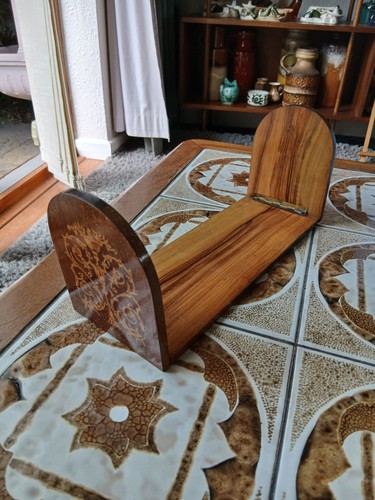 Vintage wooden inlaid - inlaid, folding