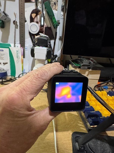 Infra red thermal imaging - red,