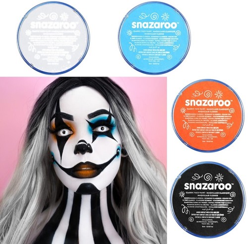 Clown face paint - face, halloween