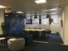 Office Glass Partitions Ready Made Sizes with Fast Delivery 10mm Toughened Glass