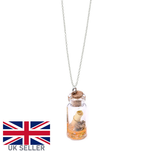 Drifting bottle necklace sand - bottle,