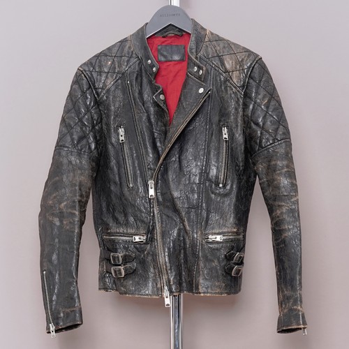 All saints leather jacket - all,