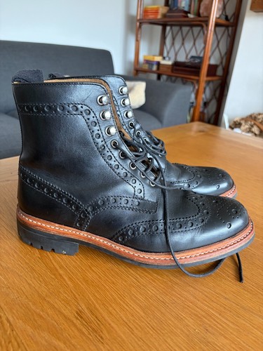 Grenson fred black - boots, size