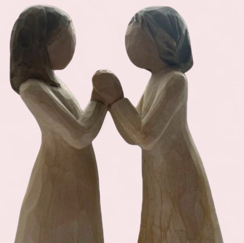 Willow tree sisters heart - by, heart"