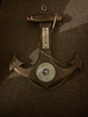 Vintage wooden anchor - vintage,