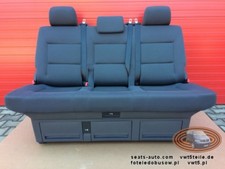 Bench rear triple seat VW T5  Multivan Caravelle Anthracite Duo