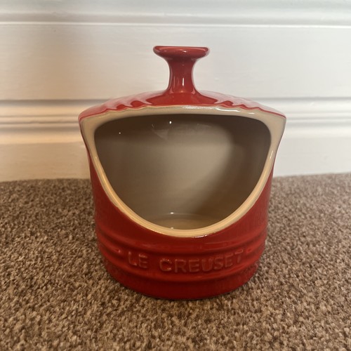 Creuset salt pig - pig, red