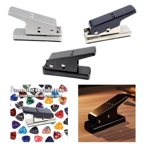 Guitar plectrum punch tool - guitar,