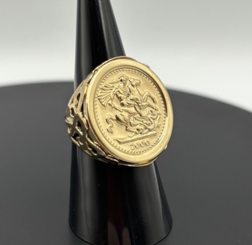 9ct yellow gold silver - on,