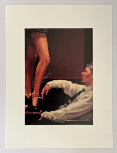 Jack vettriano mounted print - print,