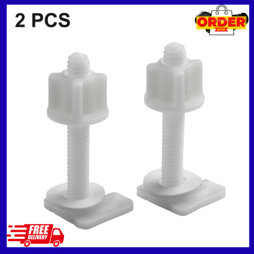 Toilet seat hinge repair - hinge, bolts