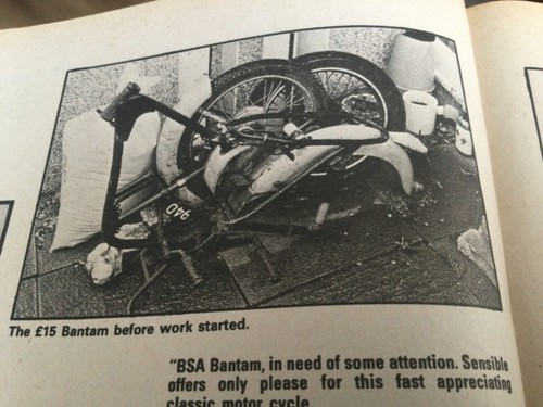Bsa bantam motorcycle magazine - motorcycle,