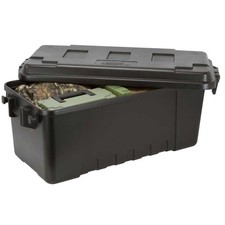 Black Medium Military Storage Trunk | Plano