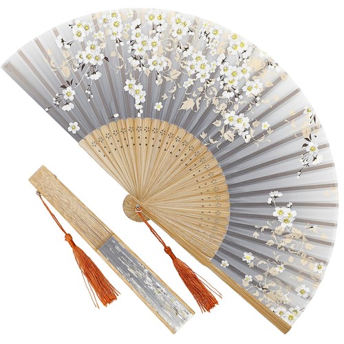 Elegant black bamboo folding - elegant,