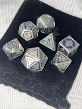 Rainbow Glitter Silver Metal