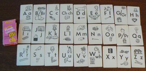 Alphabet phonics flash - flash, cards