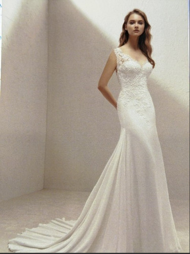 Classic beach wedding dress - beach,