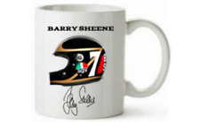 Barry Sheene Helmet Mug Signed