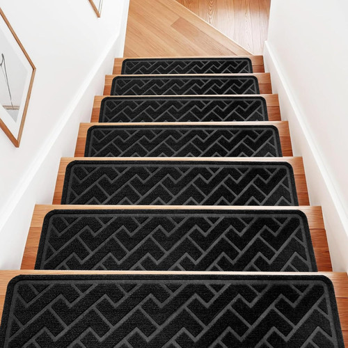 Carpet stair treads - non, slip