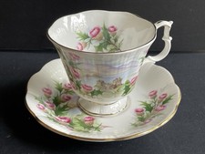 Royal Albert Bone China Ancestral Series Road to Aisles Castle Thistle Cup Sauce