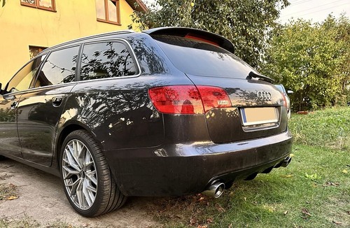 Rs6 style rear bumper diffuser - rear,