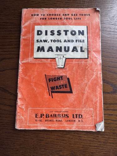 Vintage pamphlet disston saw - vintage,