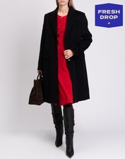 RRP €1040 ROBERTO CAVALLI CLASS Cashmere & Wool Coat IT48 US12 UK16 XXL Belted