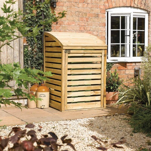 Rowlinson single wheelie bin - rowlinson,