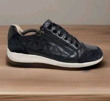 Geox Respira Myria Trainers Cushion Breathable Soft Leather Sneaker UK 7 EU 40 