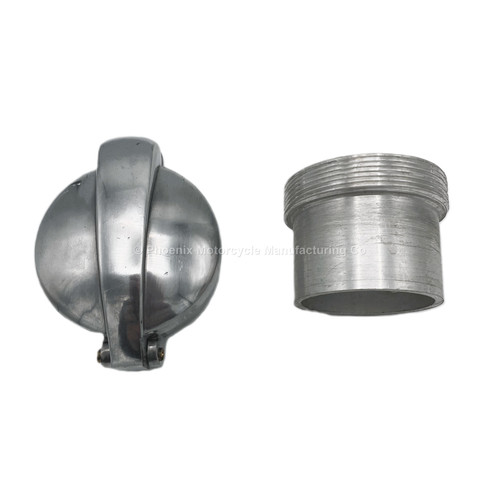 Polished monza fuel cap - polished,