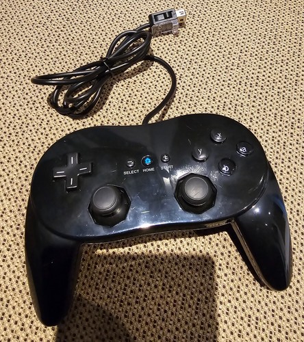 Nintendo wii black - black, controller
