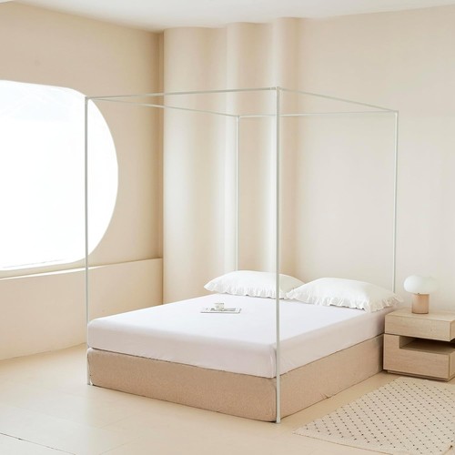 Super king canopy bed frame - canopy,