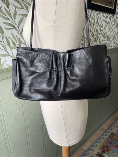 Dkny black leather bag - dkny,