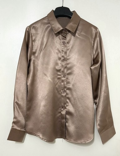 Metallic satin button - button, up