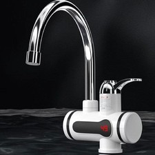 360° Kitchen Electric Heater Instant LED Faucet Home Hot Water Tap Fast Heat UK
