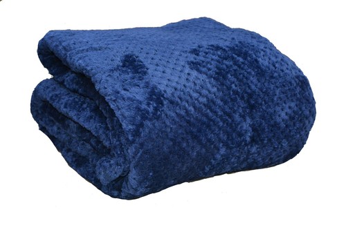 Navy dark blue waffle - navy,