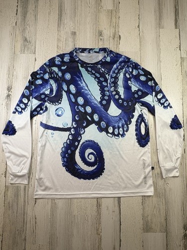 Ocean blue shirt upf long - blue,