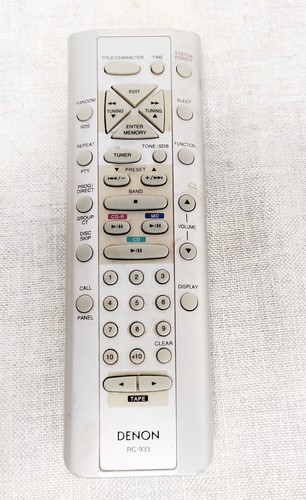 Denon 933 remote - rc-933,