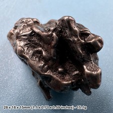 Real space meteorite rock -