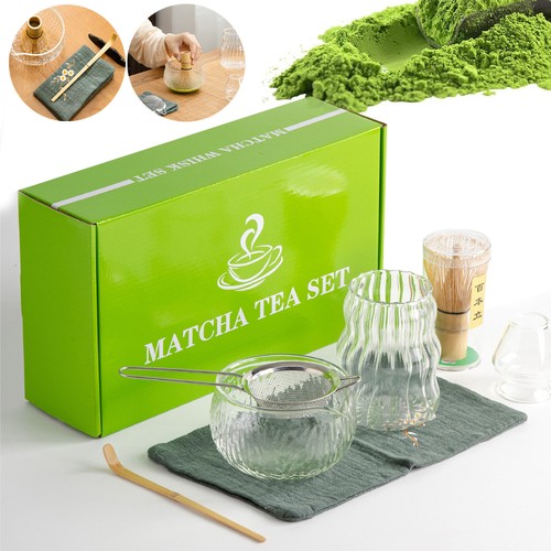 Bamboo matcha whisk set chasen - matcha,